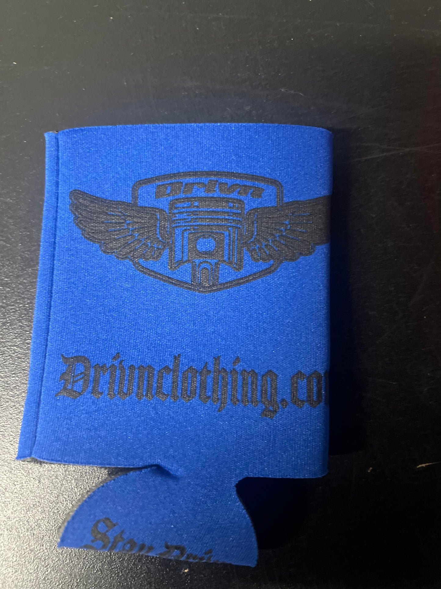 wing logo koozie