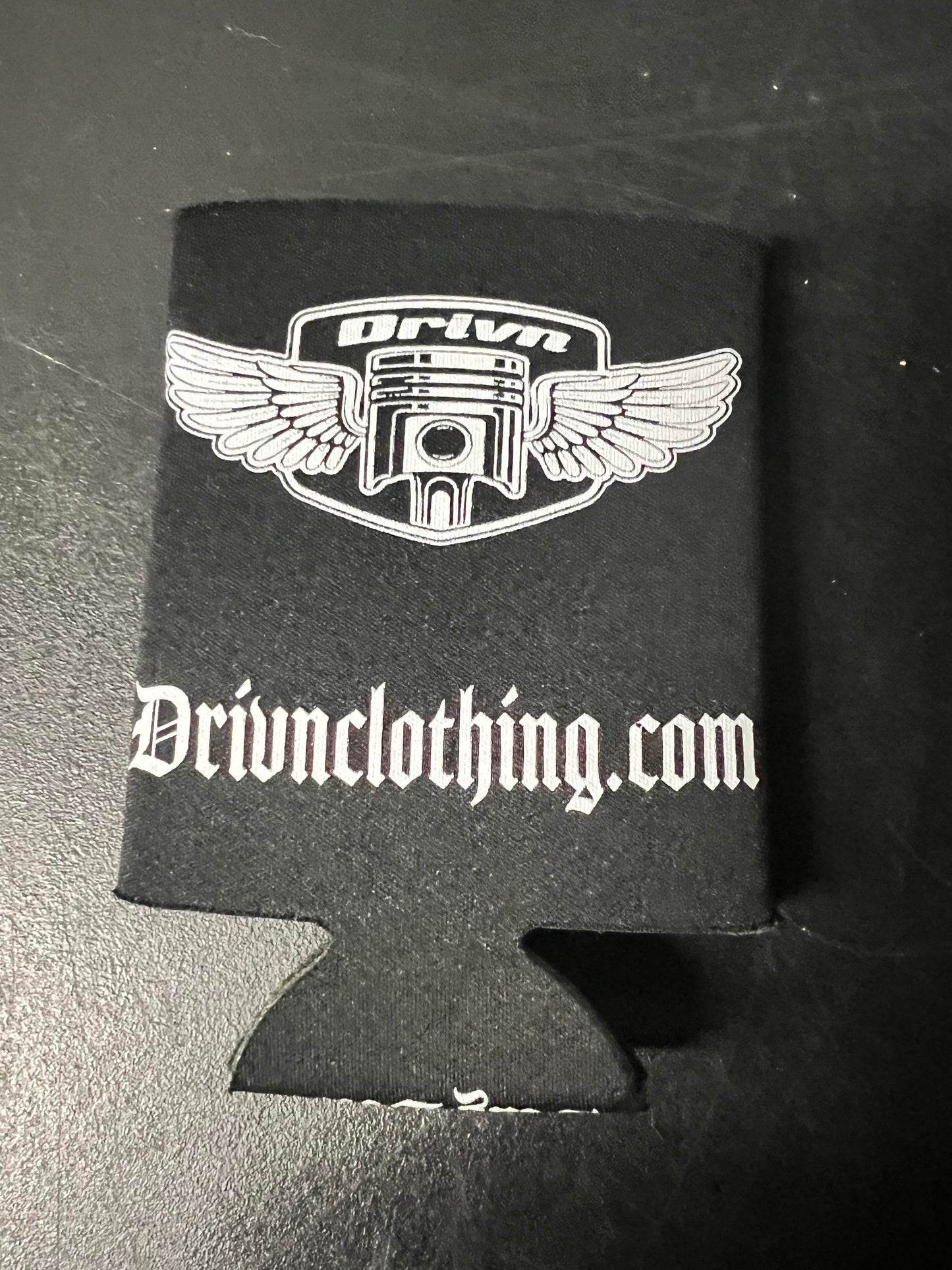 wing logo koozie