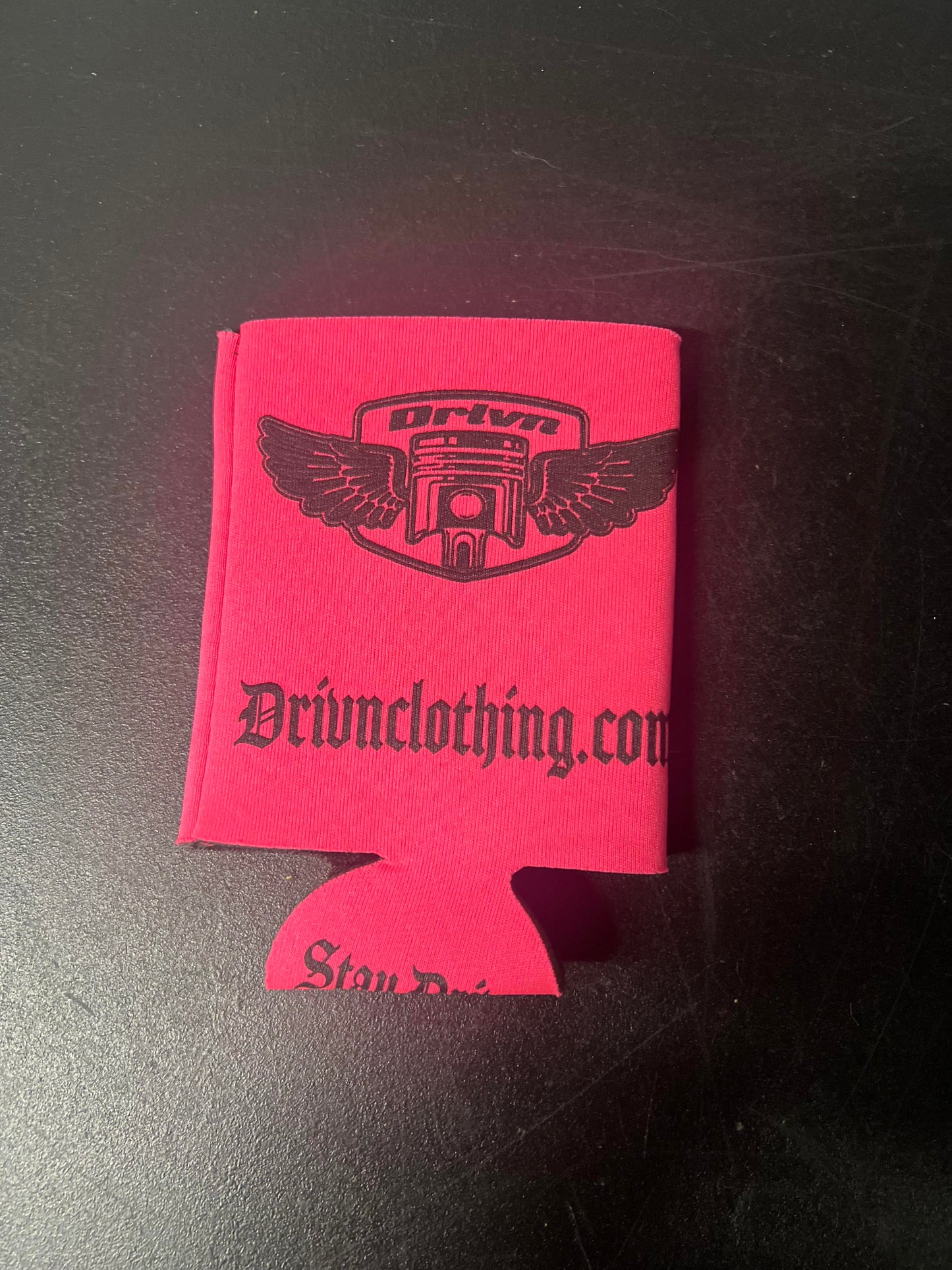 wing logo koozie