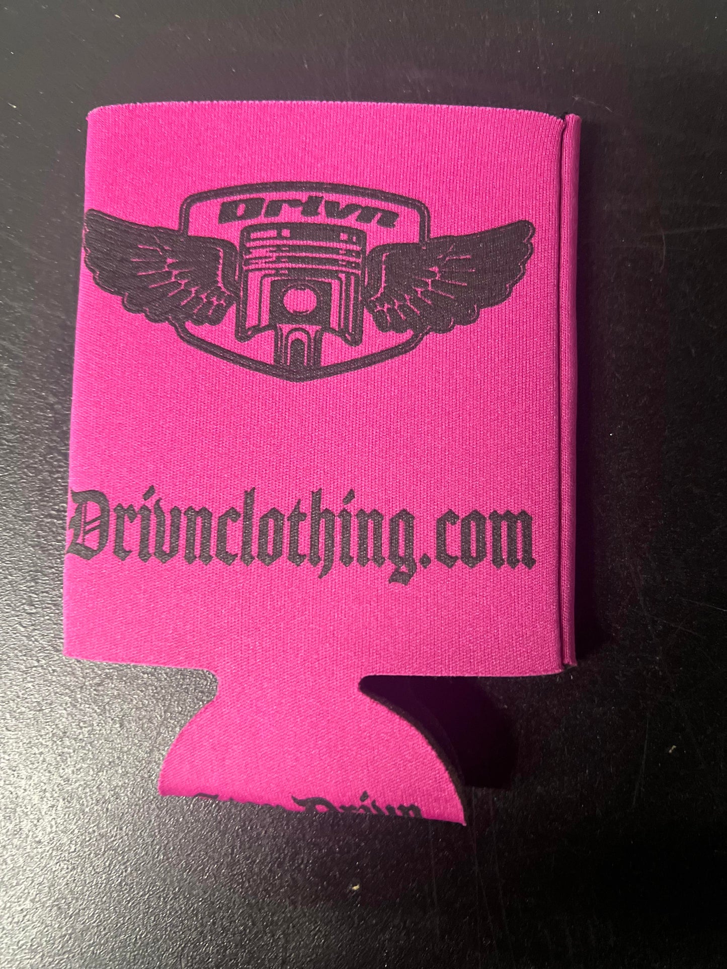 wing logo koozie