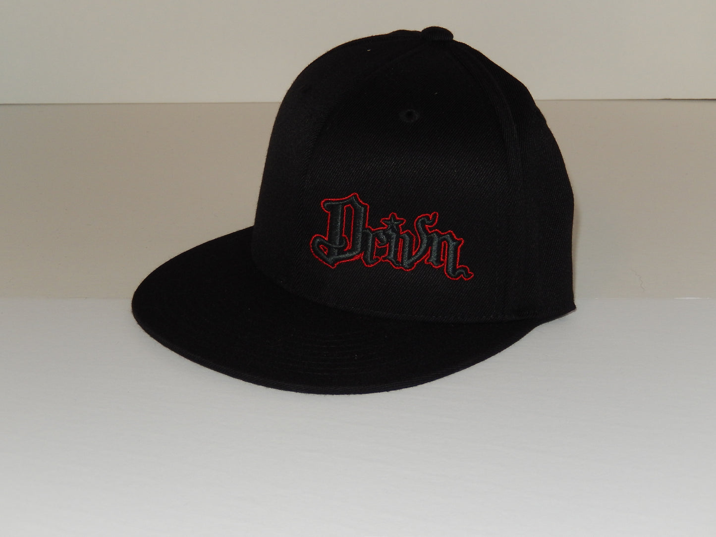 flat bill fitted original logo hats