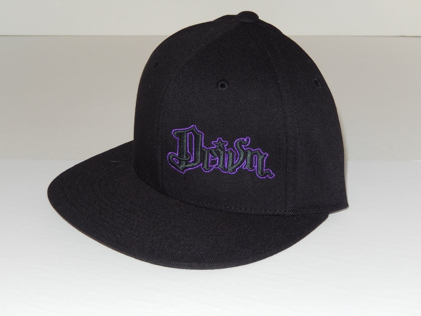 flat bill fitted original logo hats