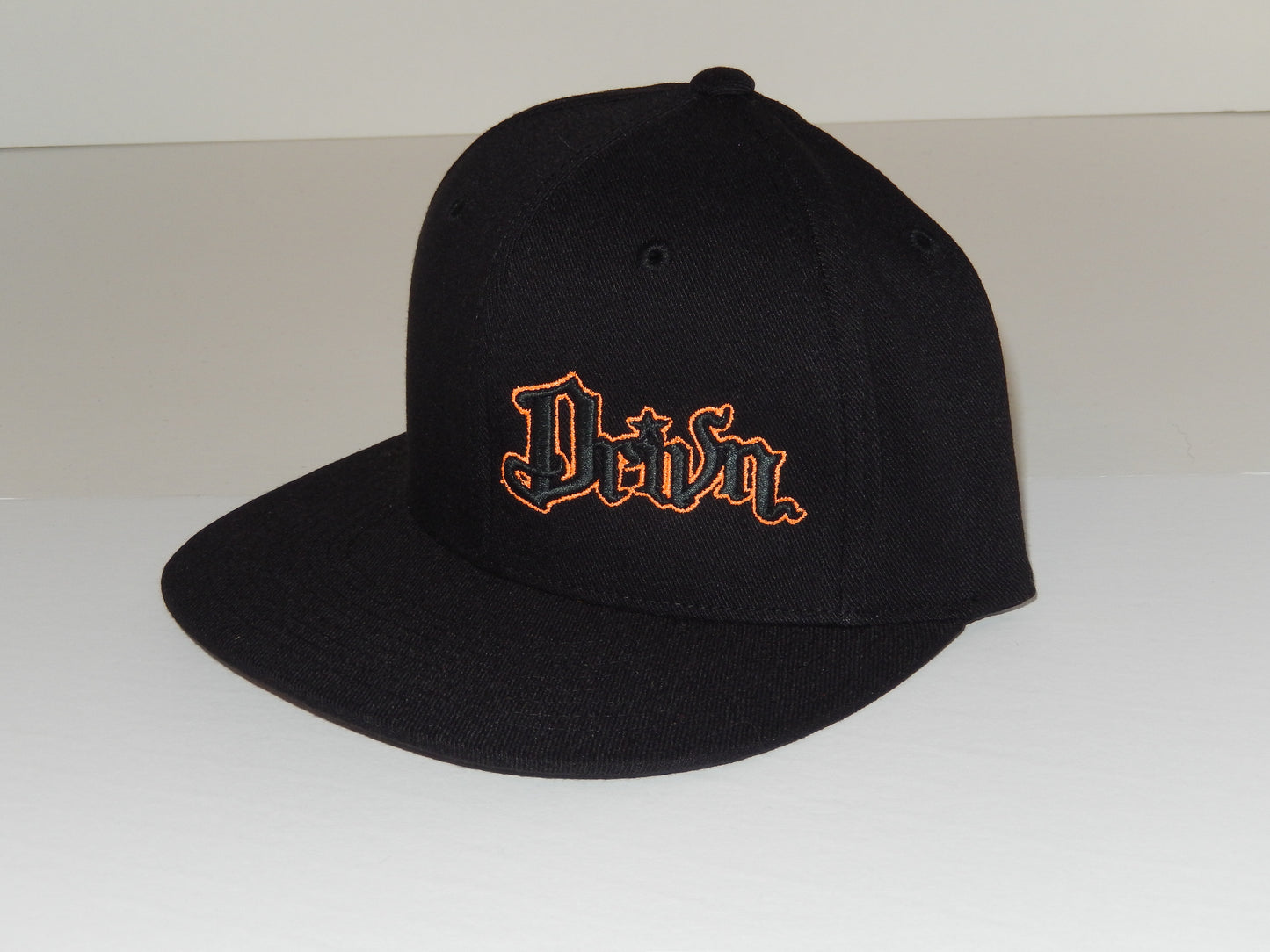 flat bill fitted original logo hats