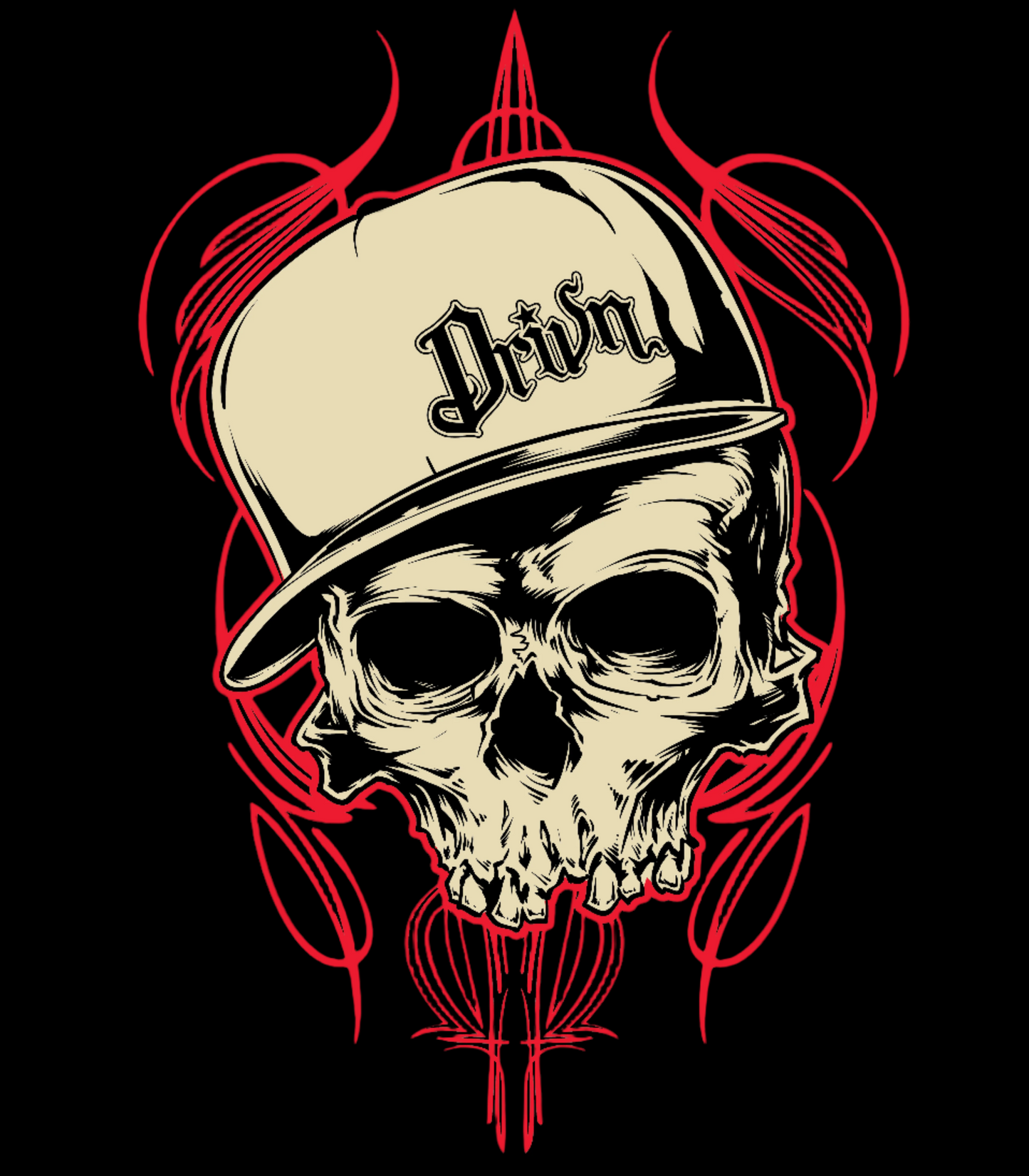 skull and hat