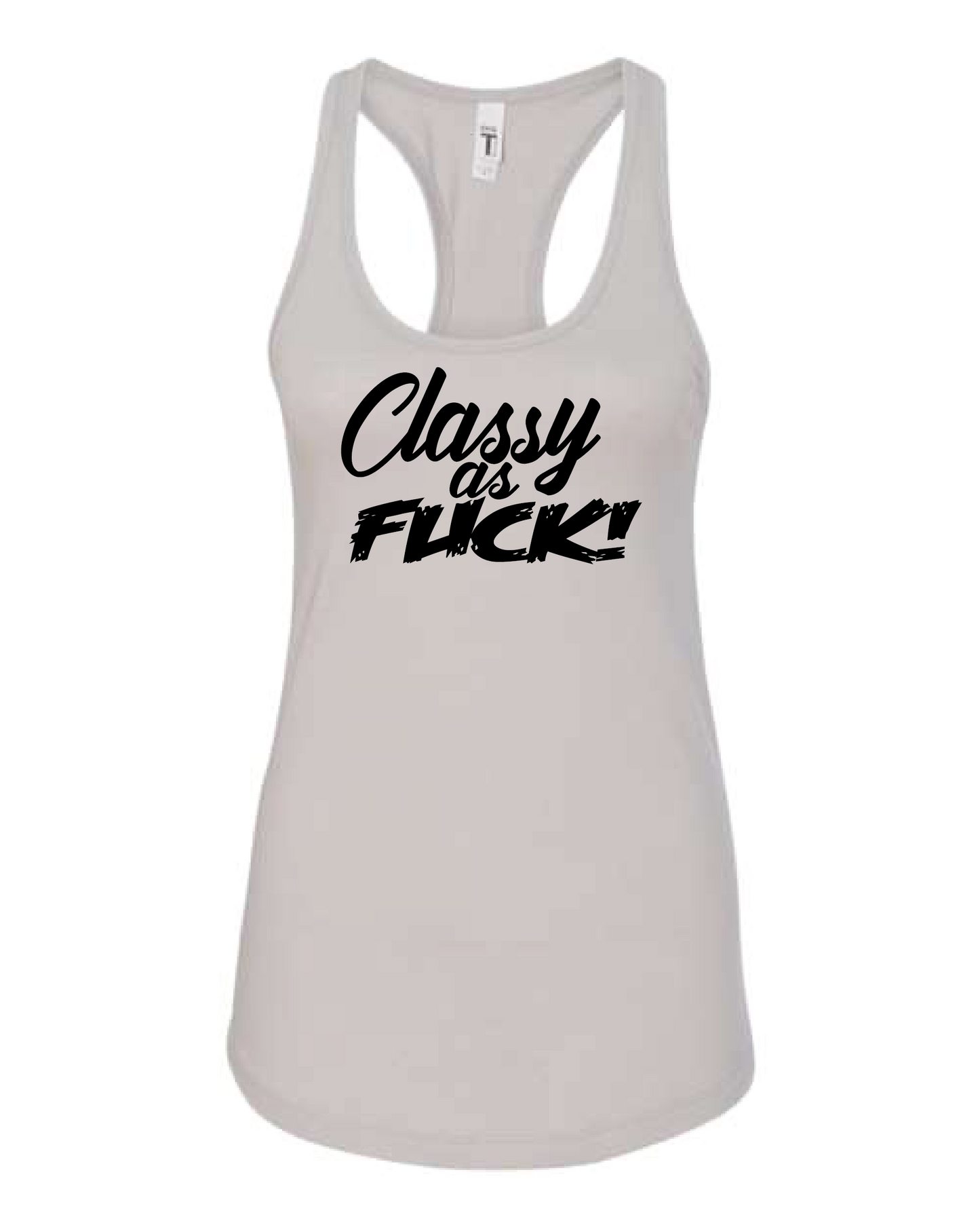 classy as fuck tank tops