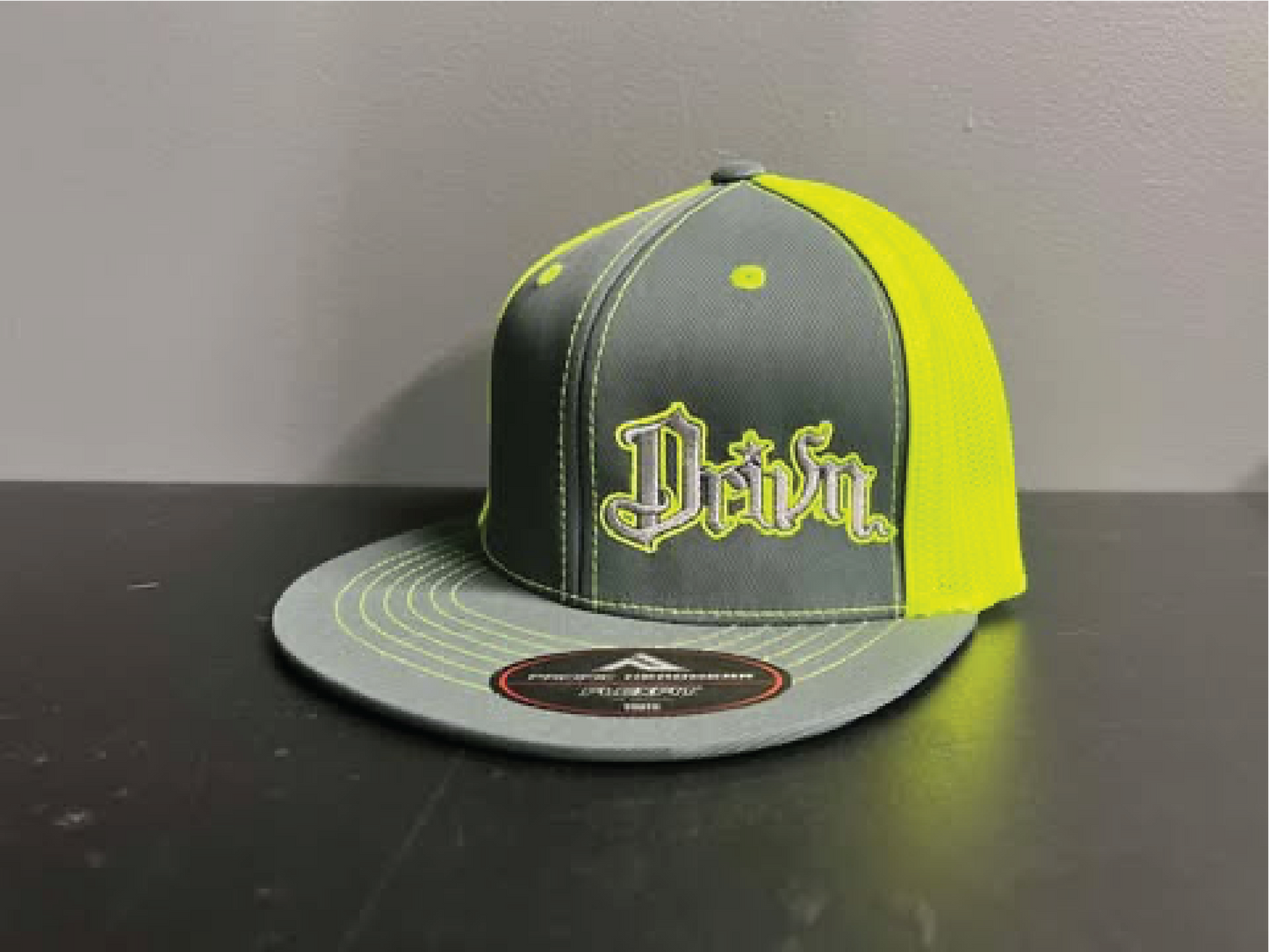 flat bill fitted mesh back original logo hats