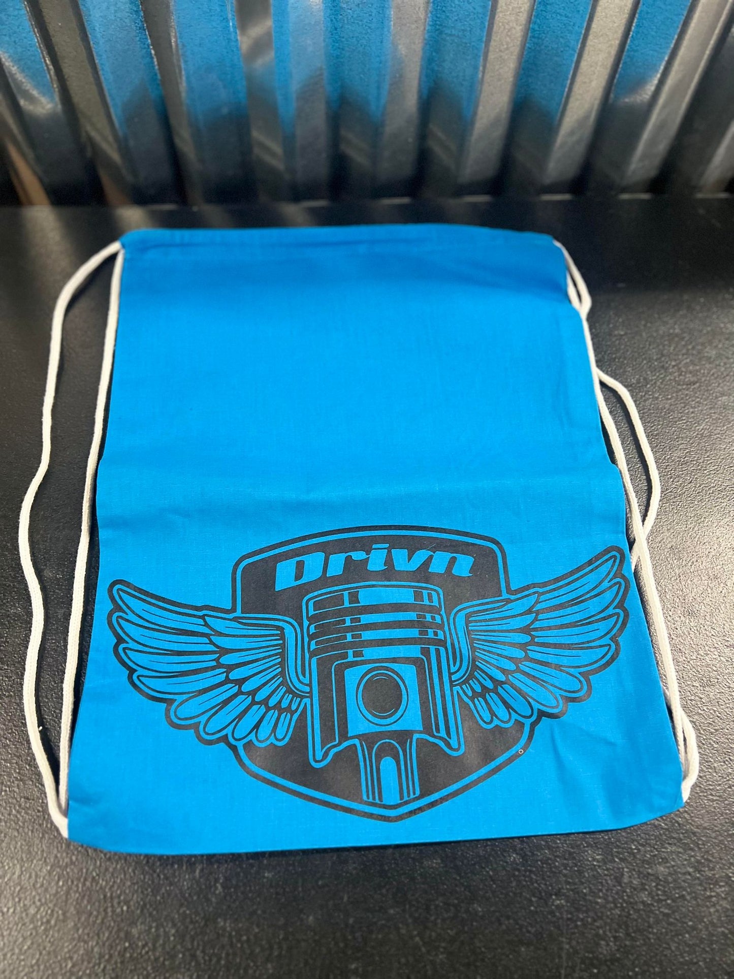 canvas pull string bag