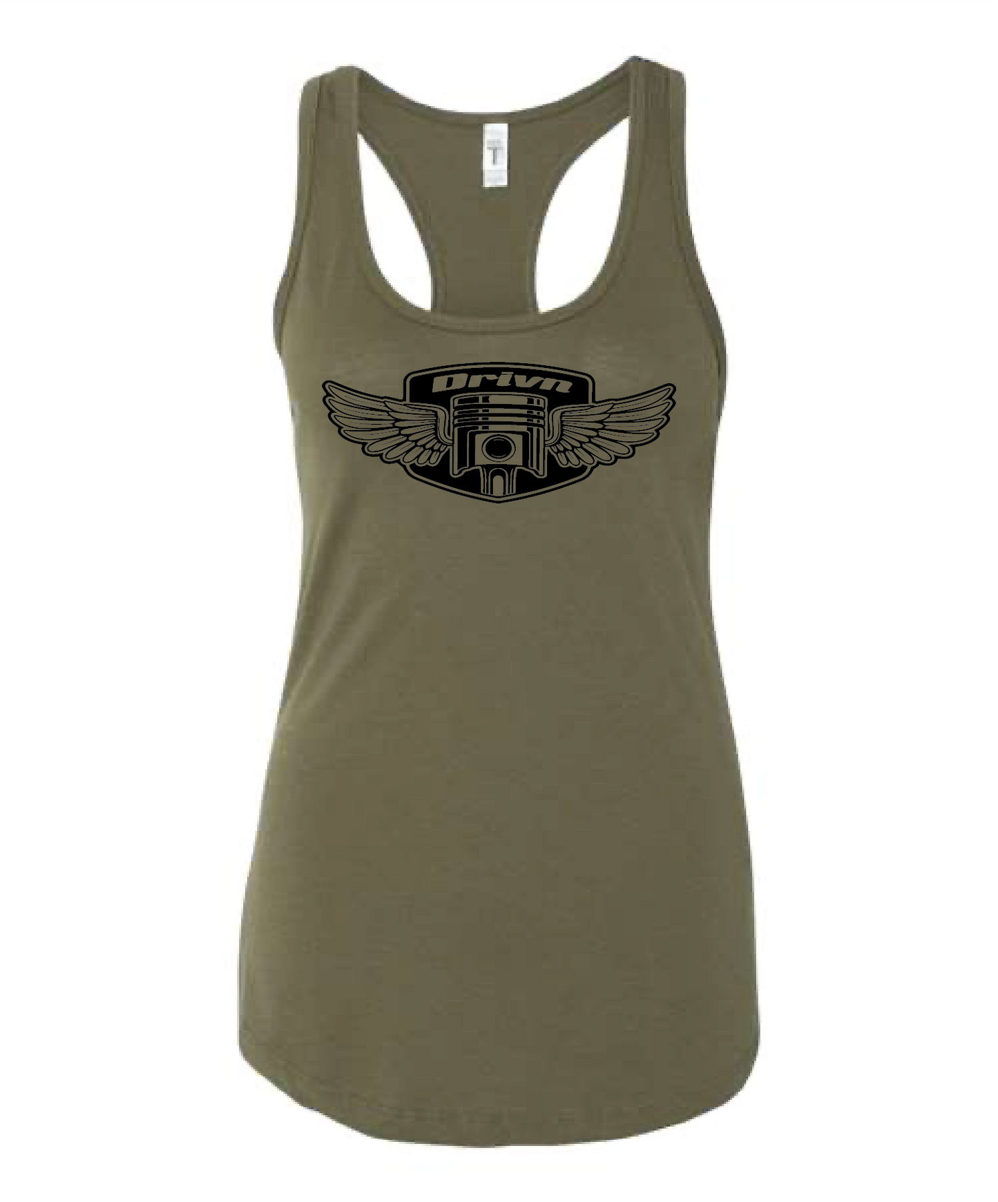 racerback wing logo tank tops