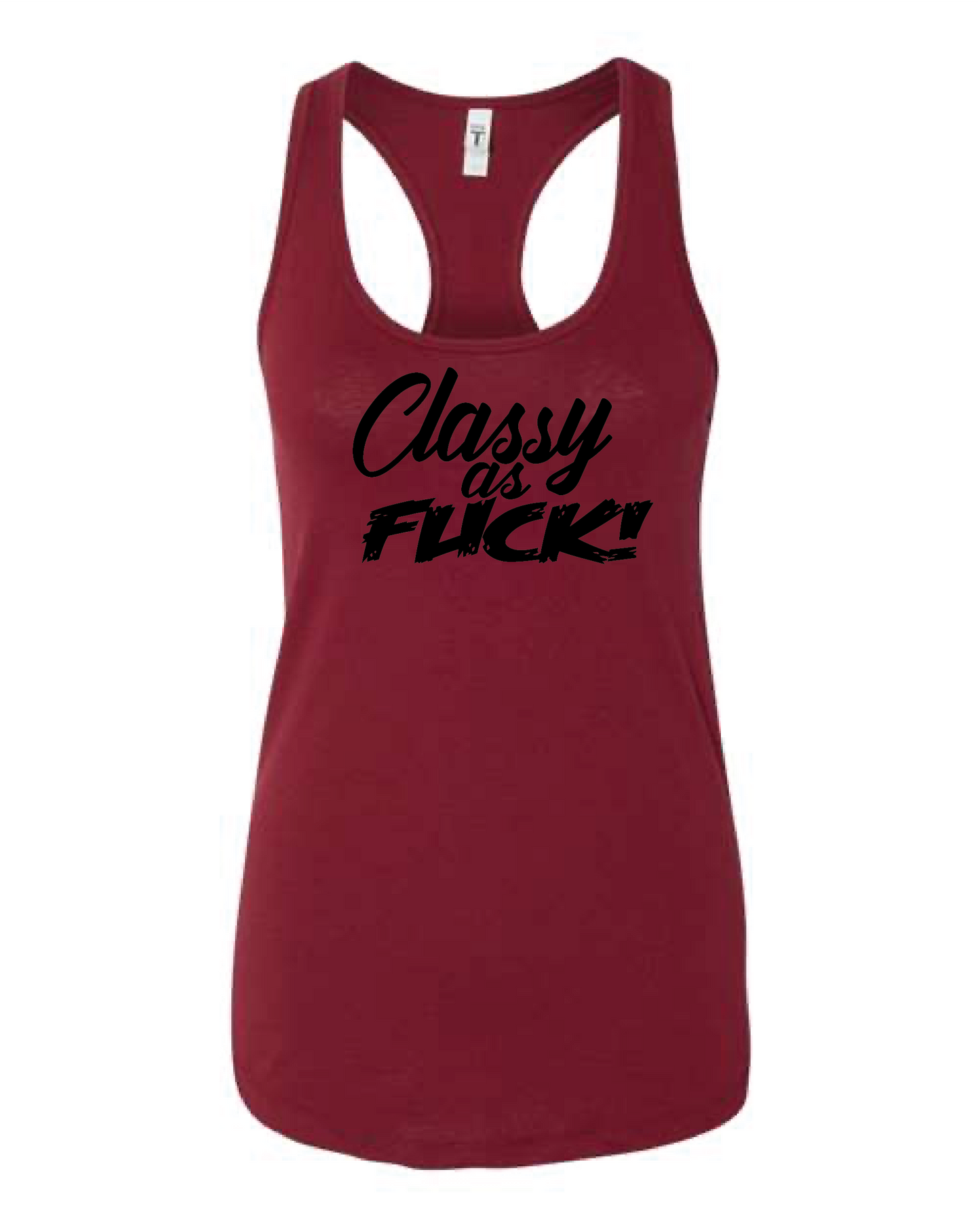 classy as fuck tank tops