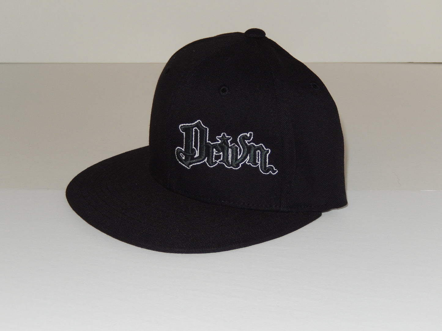 flat bill fitted original logo hats