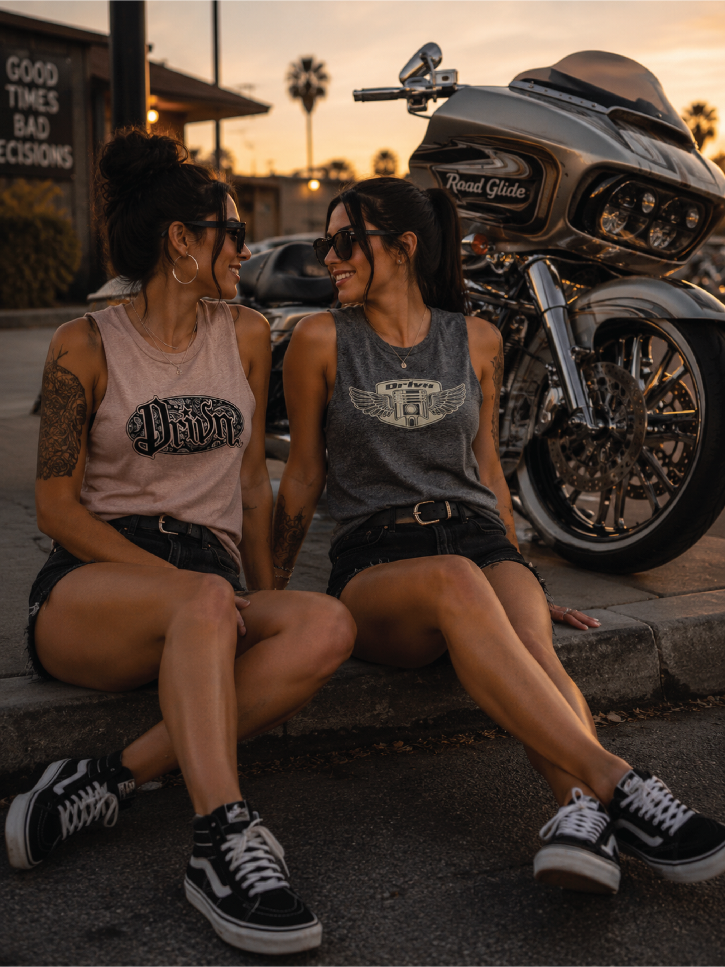 ladies festival muscle tank